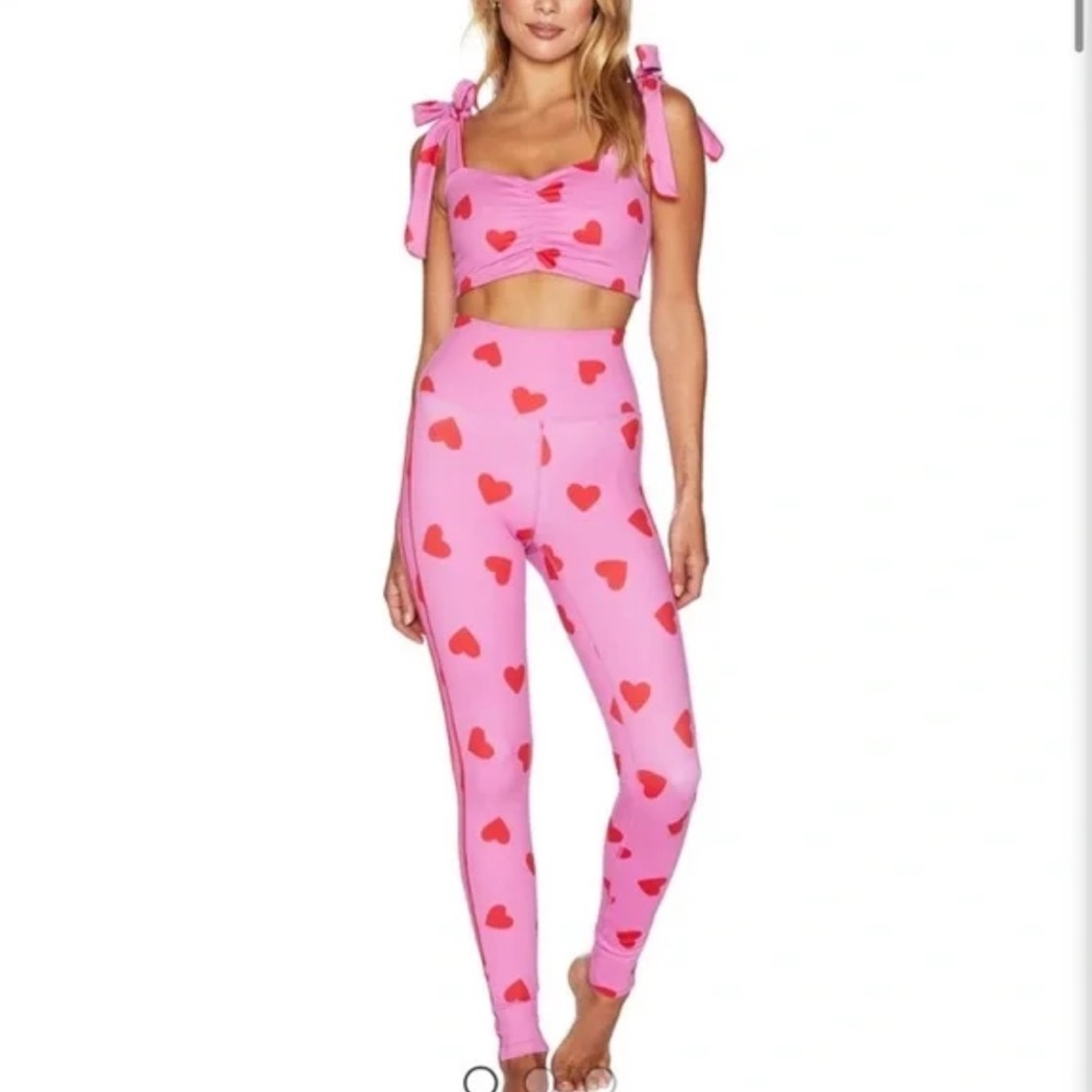 Beach Riot Pink and Red Heart Set